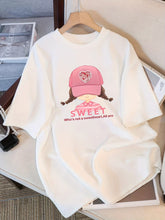 Women's Y2K Cartoon Graphic T-Shirt – "Sweet & Sassy" Cotton Tee