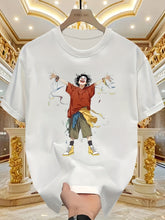 Oversized Cartoon Graphic Streetwear Tee – 100% Cotton