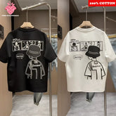 T-shirt Men's Summer 2025 New 100% Cotton Personalized Print T-shirt