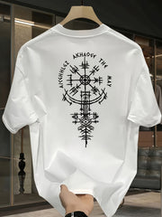 Men's Heavyweight 100% Cotton Viking T-Shirt – Oversized Fit