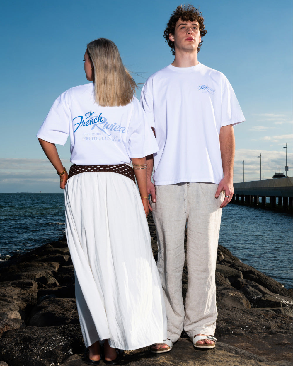 French Riviera Oversized Tee