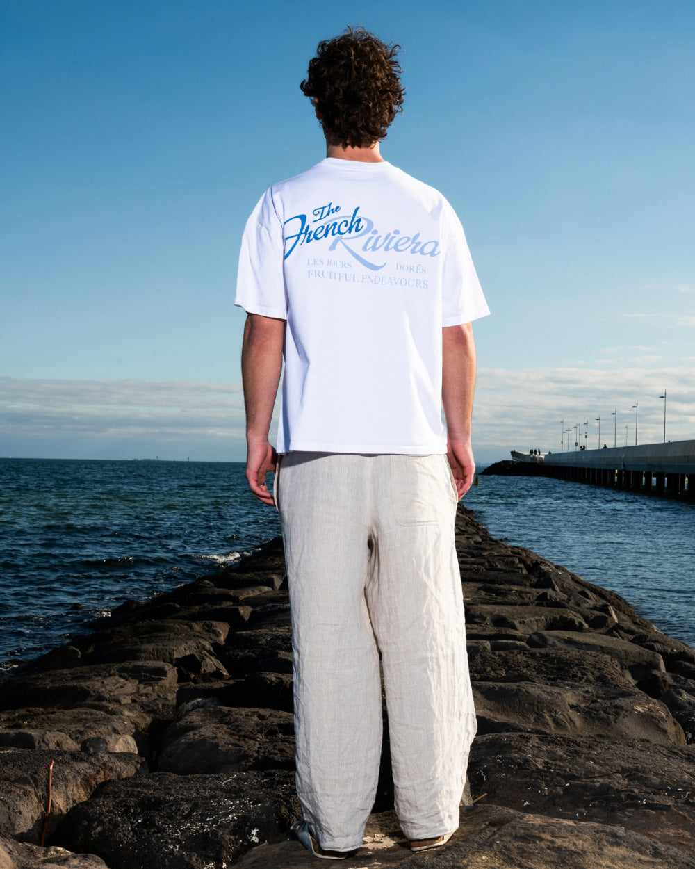French Riviera Oversized Tee