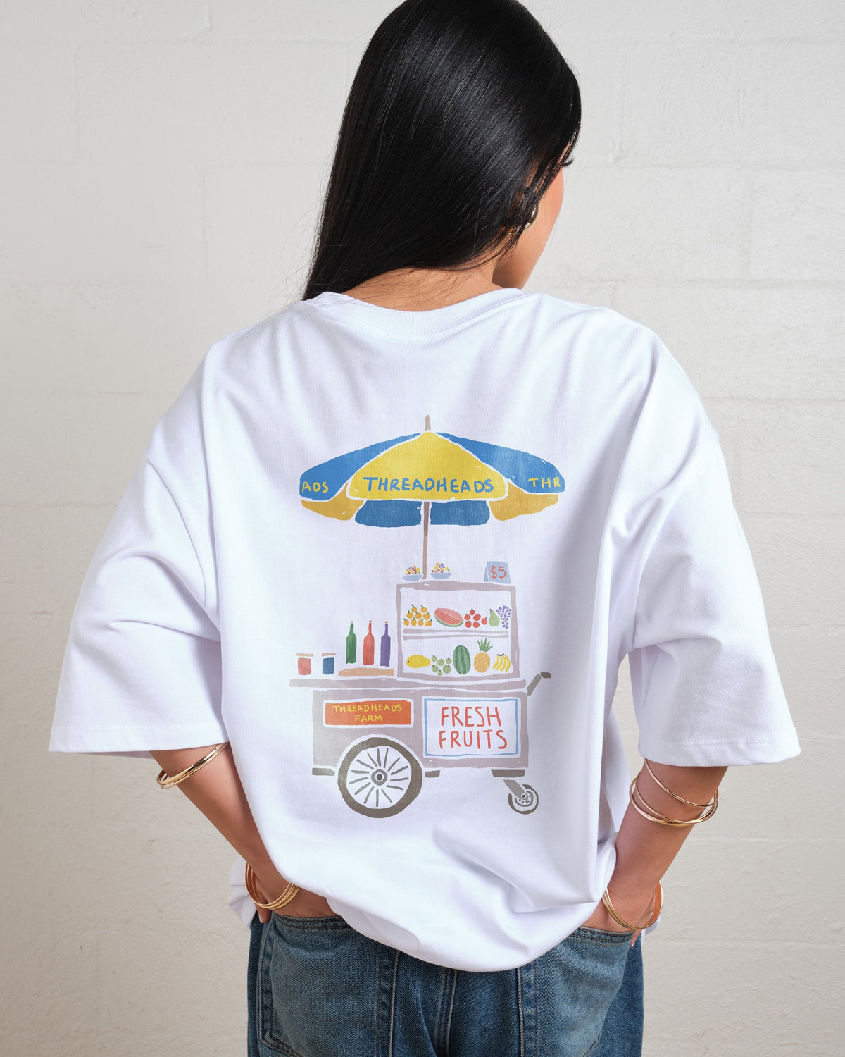 Fresh Fruits Oversized Tee