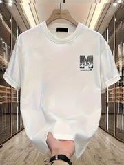 Men's 100% Cotton Mountain Graphic T-Shirt – Urban Style
